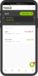 Investor portal on mobile